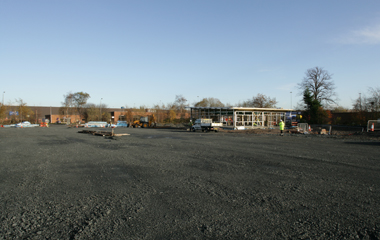 Work continues on the test centre site